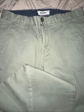 Men's Olive Green Chino Pants 32x32